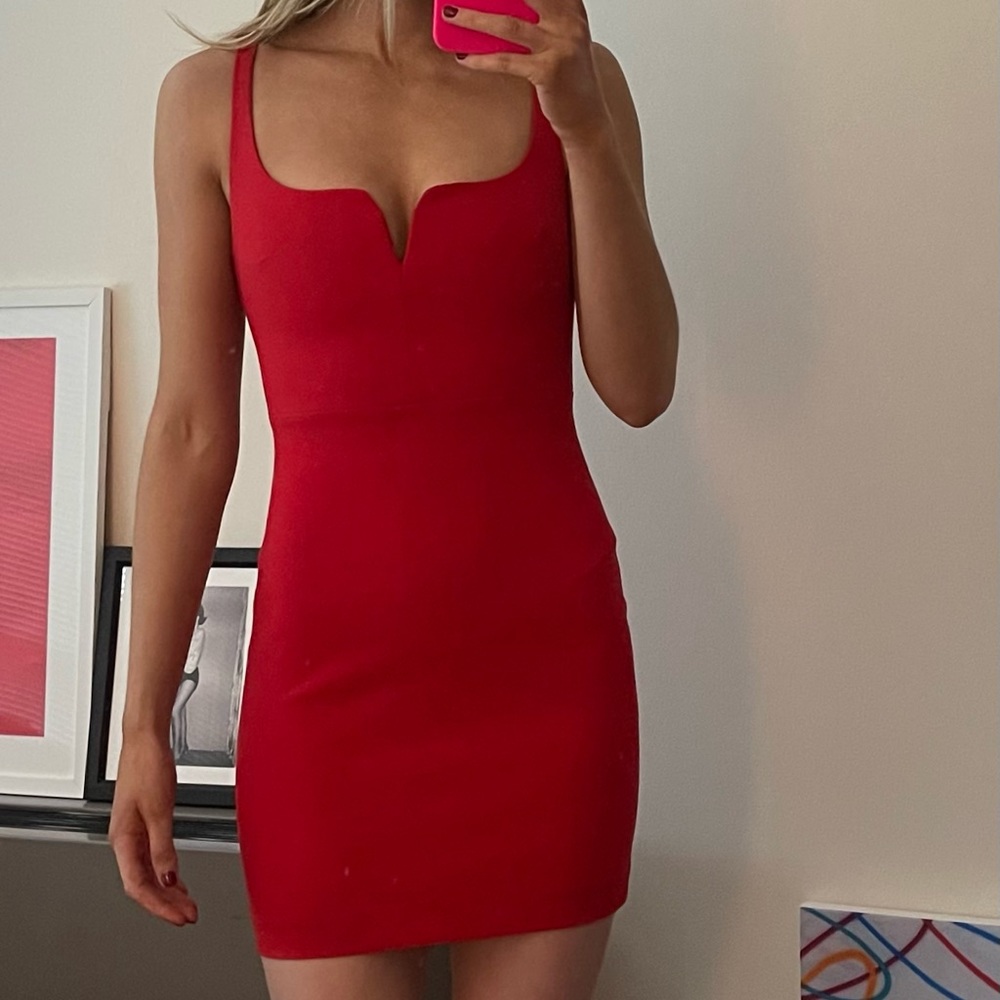LIKELY Constance Dress in Scarlet